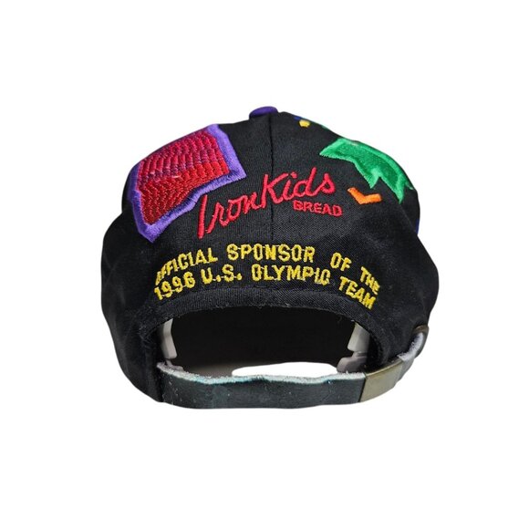VTG Iron Kids Bread Official Sponsor 1996 Atlanta Olympics Hat All Over Print - Picture 6 of 11
